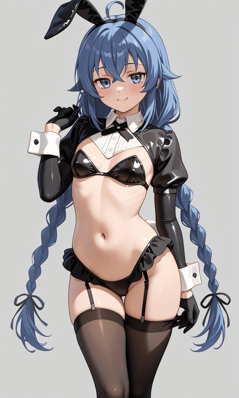 無職転生　ロキシー　バニーガール　二次元エロ画像