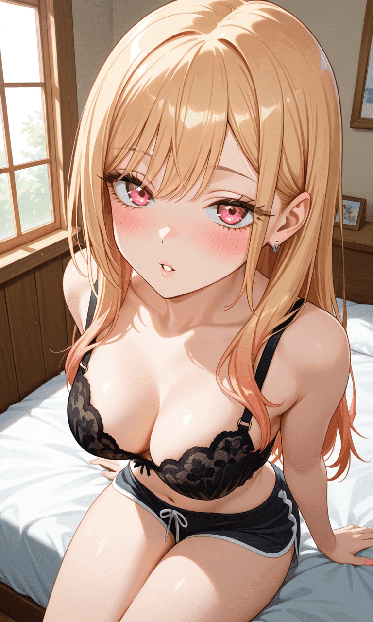 着せ恋の喜多川海夢　下着姿　二次元エロ画像Marin Kitagawa in lingerie - My Dress-Up Darling 2D erotic images