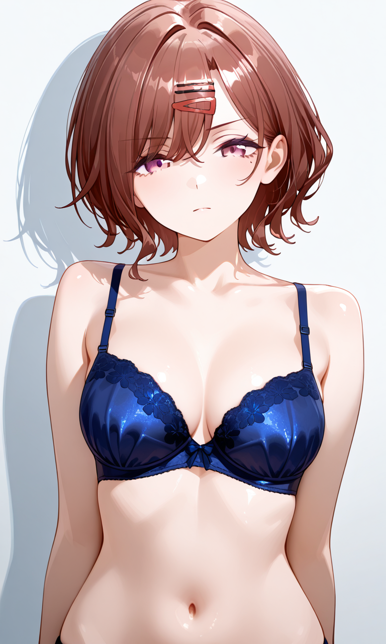 アイマス樋口円香の抜ける下着姿　正面立ち姿　二次元微エロ画像Madoka Higuchi fappable lingerie - front standing pose - The Idolmaster 2D mildly erotic images