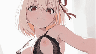 リコリス・リコイル　錦木千束がサイビアンで連続イキ　スクール水着、バニーガール姿　抜ける二次元エロ画像　エロGIF付きLycoris Recoil: Chisato Nishikigi continuously climaxing on a Sybian, in school swimsuit and bunny girl outfit, sexy 2D erotic images with erotic GIFs attached