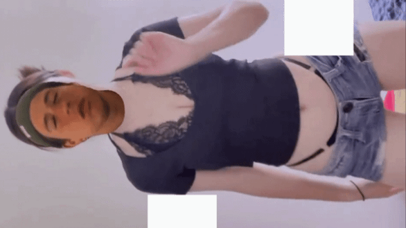 素人　抜けるエッチなダンス　エロい太もも、腰へこ腰振りダンス　ショート動画19